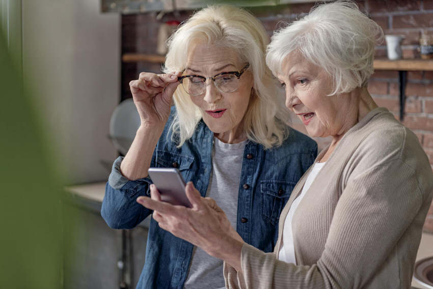 Smartphone erleichtert Senioren den Alltag